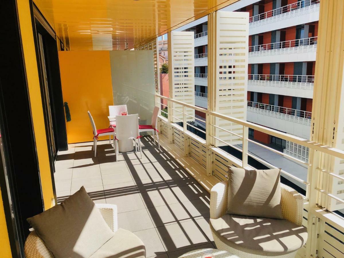 Vacances A Nice Terrasse Ensoleillee & Parking A La Gare Du Sud 외부 사진